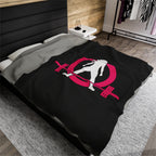 Velveteen Plush Blanket - Classic Dark Logo