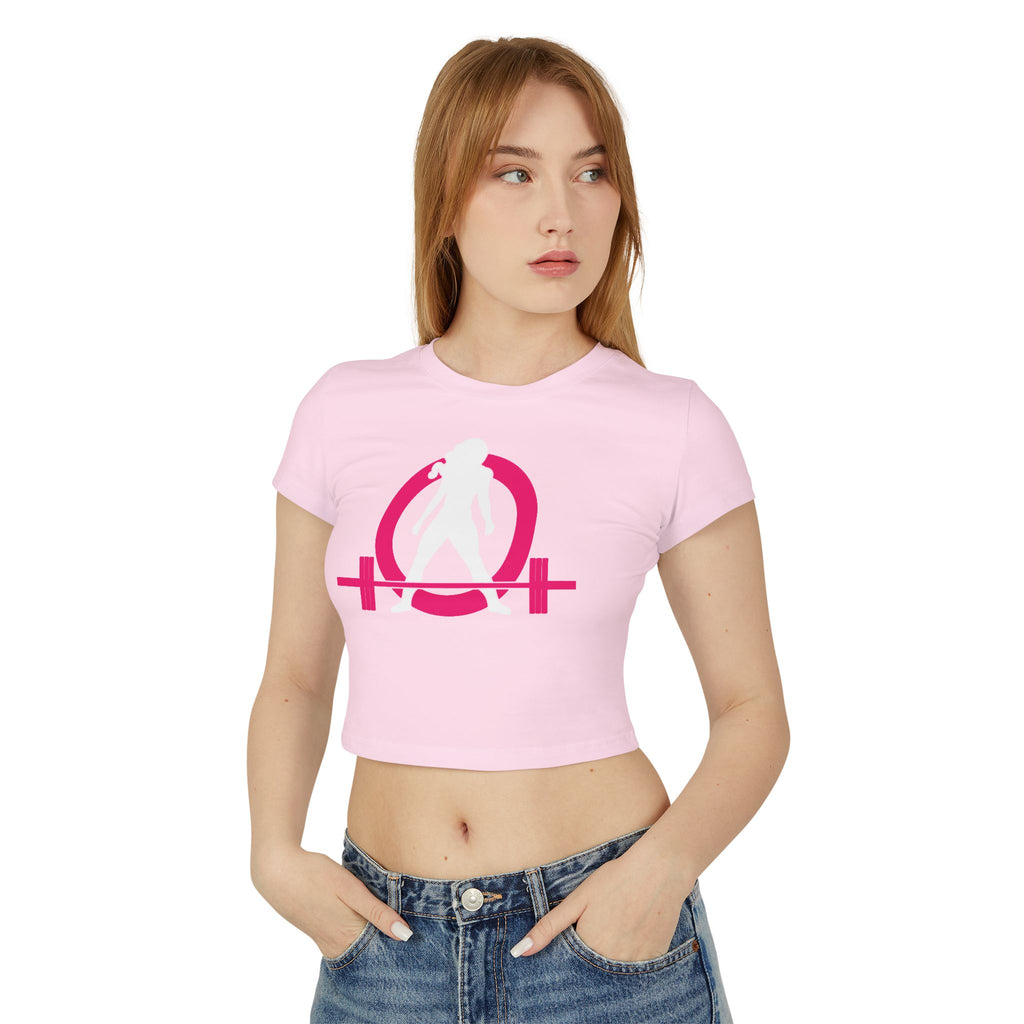 WWLW Women’s Baby Tee – Color Inverted Logo