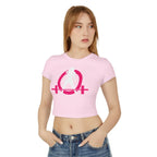 WWLW Women’s Baby Tee – Color Inverted Logo