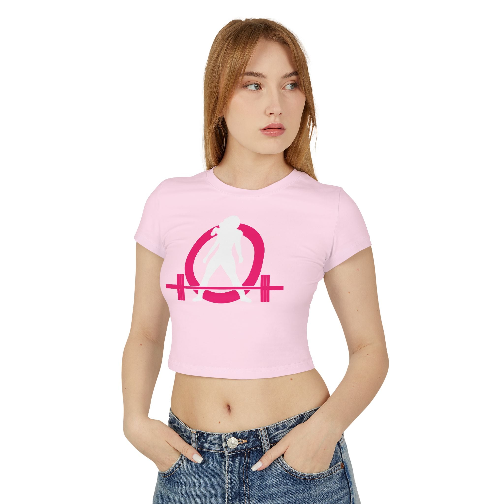 WWLW Women’s Baby Tee – Color Inverted Logo