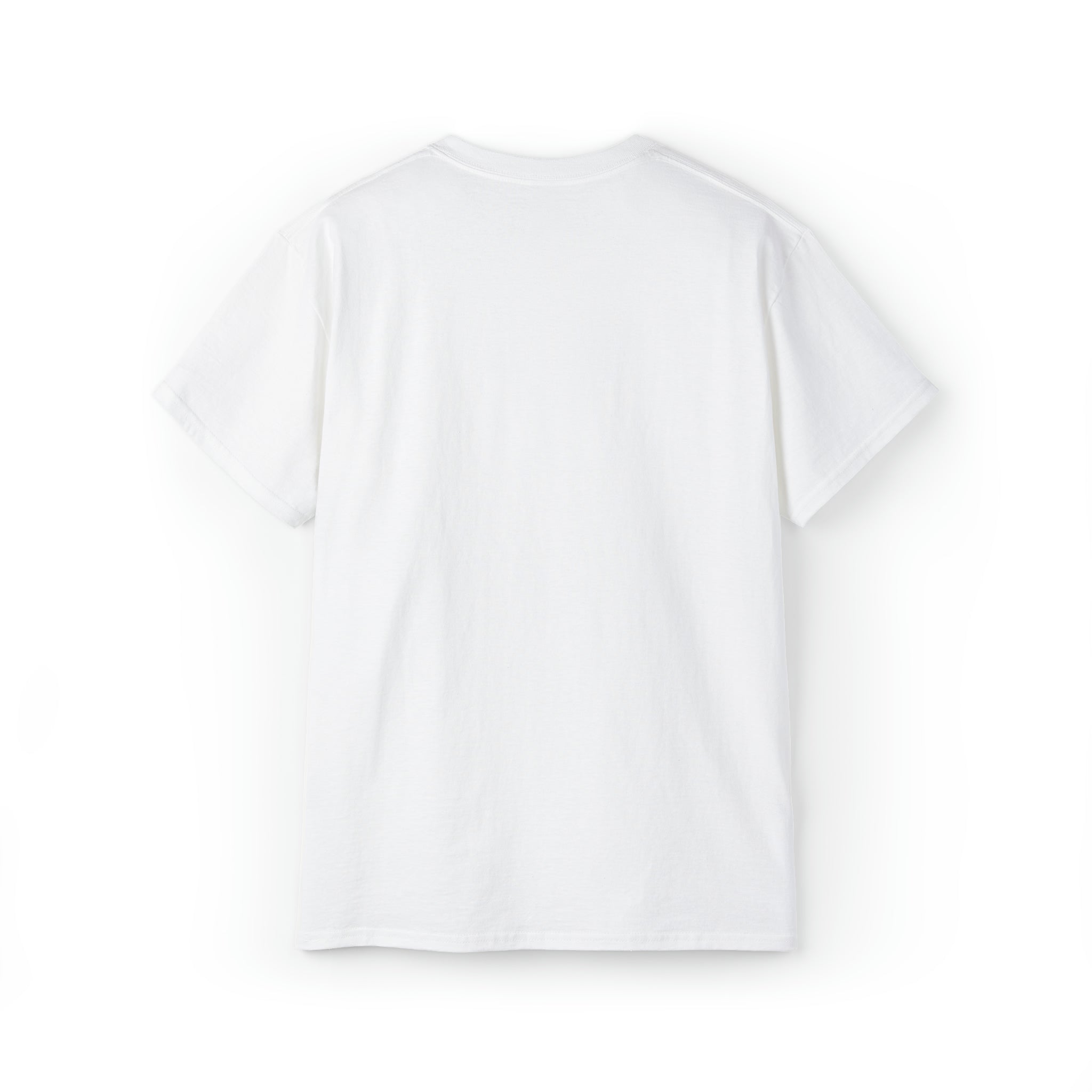 Lift Like A Girl - Unisex Ultra Cotton Tee - Front Black Logo - Plain Back