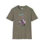 Strong Is Beautiful - Comic - Unisex Softstyle T-Shirt - White Print on Front Plain Back