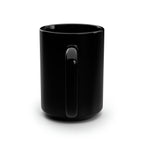 Distressed - Black Mug, 15oz - Color Logo