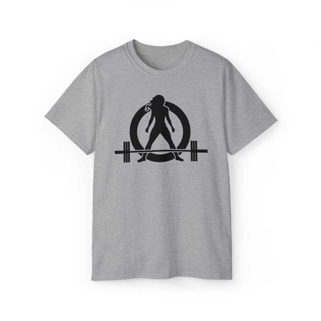 Classic Logo Black - Unisex Ultra Cotton Tee - Plain Back