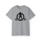 Classic Logo Black - Unisex Ultra Cotton Tee - Plain Back