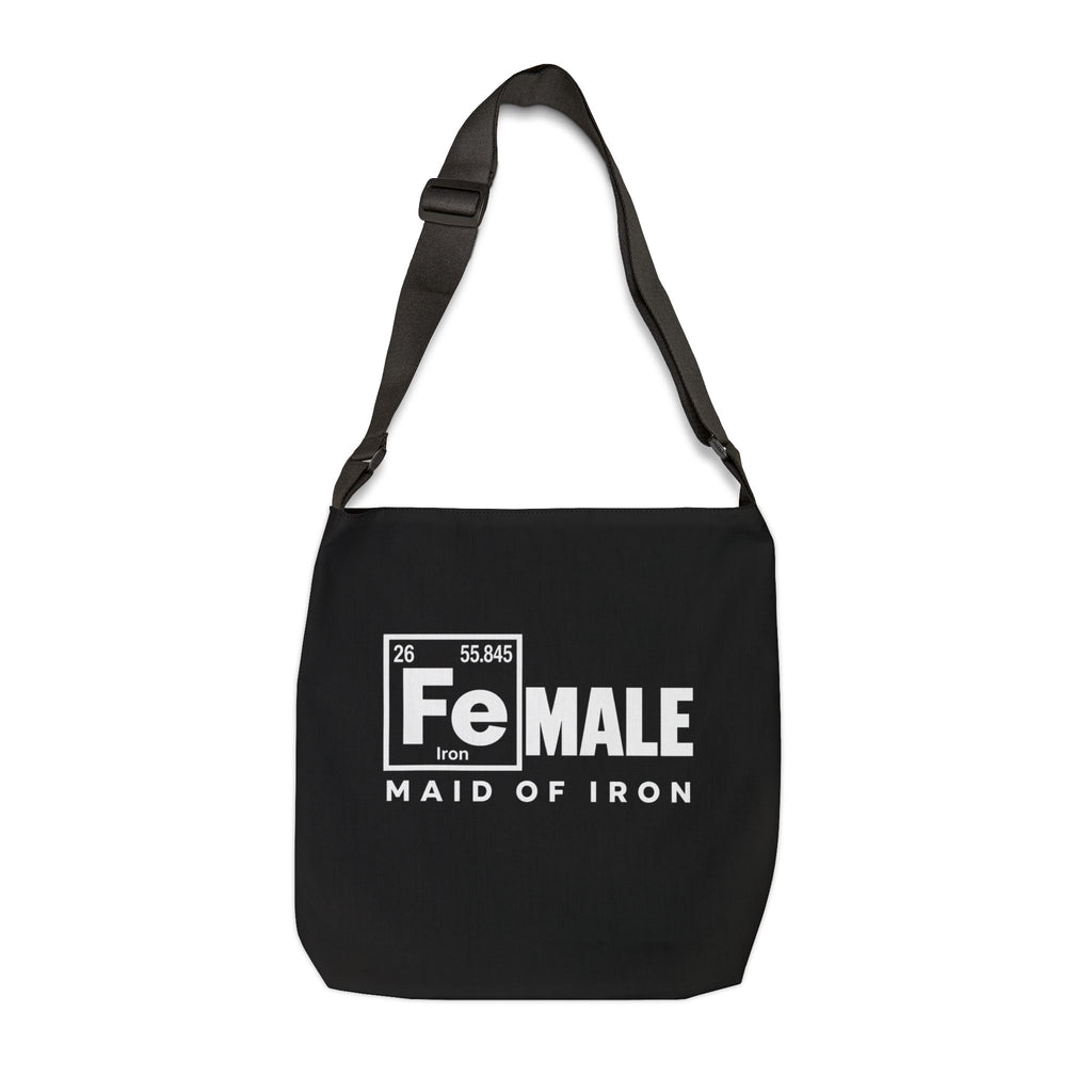 Maid of Iron - Adjustable Gym Tote Bag