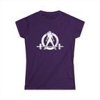 Strong Is Beautiful - Distressed White Logo - Women's Softstyle Tee (BEST SELLER)