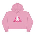 Empowered Crop Hoodie – For Strong Women Who Lift - Classic Logo