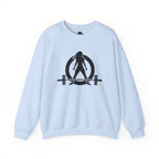 Iron Sharpens Iron - Unisex Heavy Blend™ Crewneck Sweatshirt - Front Black Logo - Front & Back Print