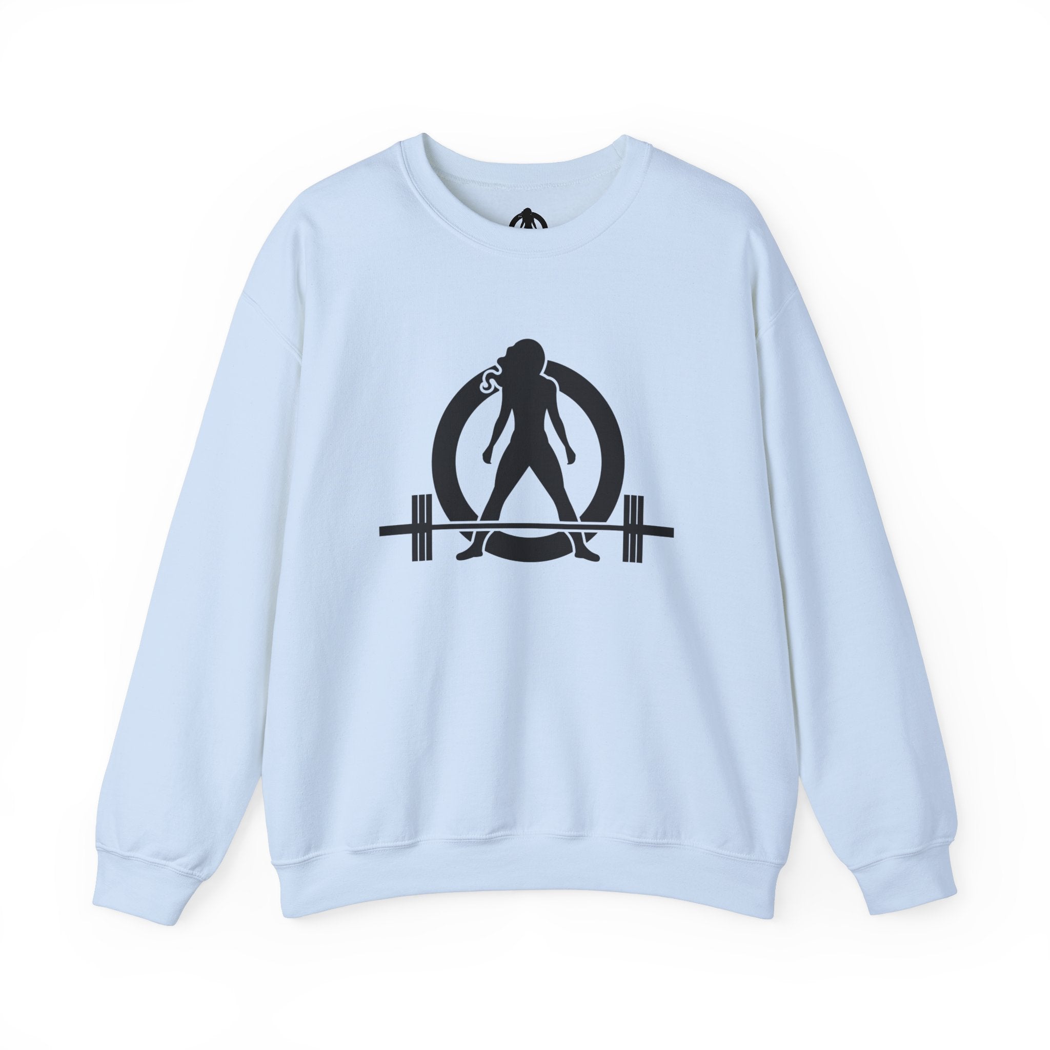 Iron Sharpens Iron - Unisex Heavy Blend™ Crewneck Sweatshirt - Front Black Logo - Front & Back Print