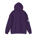 Lift Like.A Girl - Unisex Heavy Blend Hooded Sweatshirt - White Logo on Front & Right Sleeve