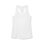 I Could Deadlift You - Women's Ideal Racerback Tank - White Logo - Plain Back