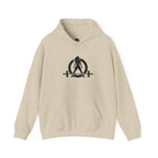 45 + 45 = 135 - Unisex Heavy Blend Hooded Sweatshirt  - Black Logo