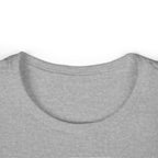 Lift Heavy Shit - Women's Softstyle Tee - White Distressed Logo on Front Plain Back