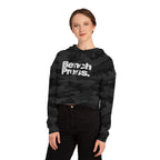 Bench Press. - Cropped Hooded Sweatshirt