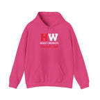 Heavy Weights Barbell Club  - Unisex Heavy Blend Hooded Sweatshirt  - Front Logo