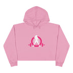 Empowered Crop Hoodie – For Strong Women Who Lift - Classic Logo