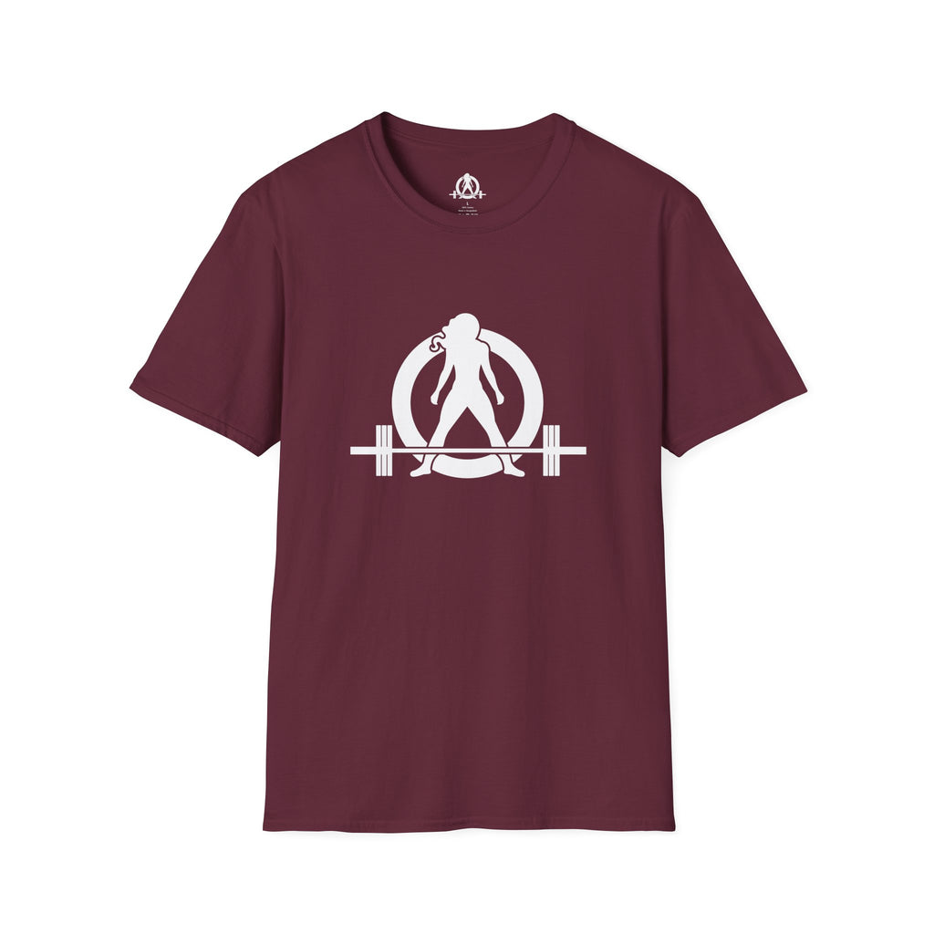 STRONG NOT SKINNY - Unisex Soft-style Tee - White Front & Back Logo