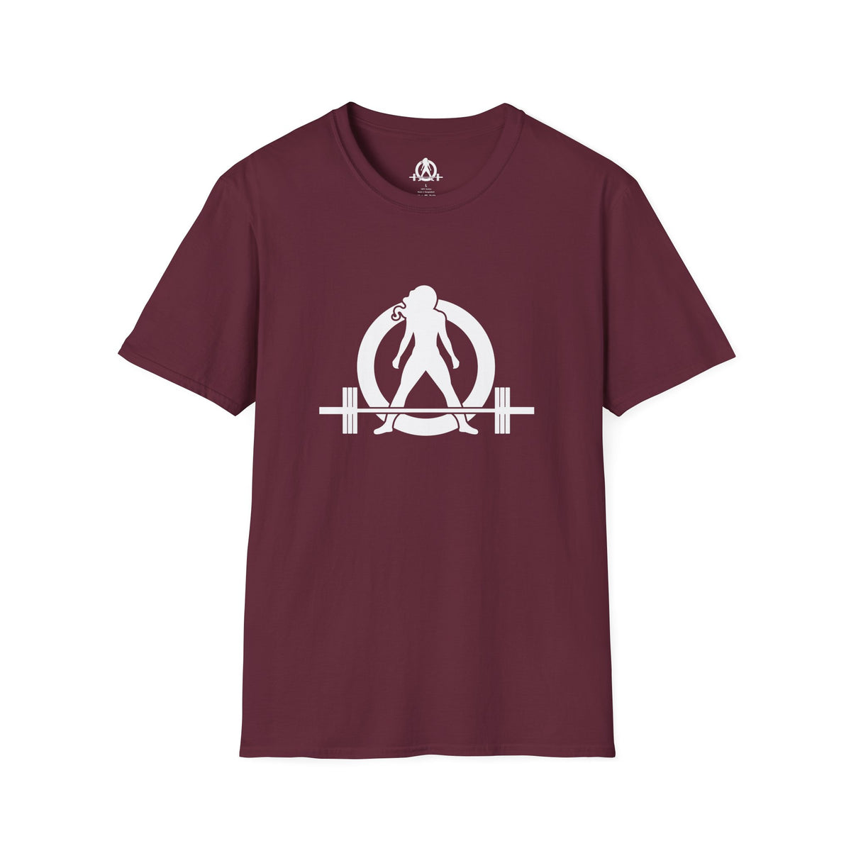 STRONG NOT SKINNY - Unisex Soft-style Tee - White Front & Back Logo