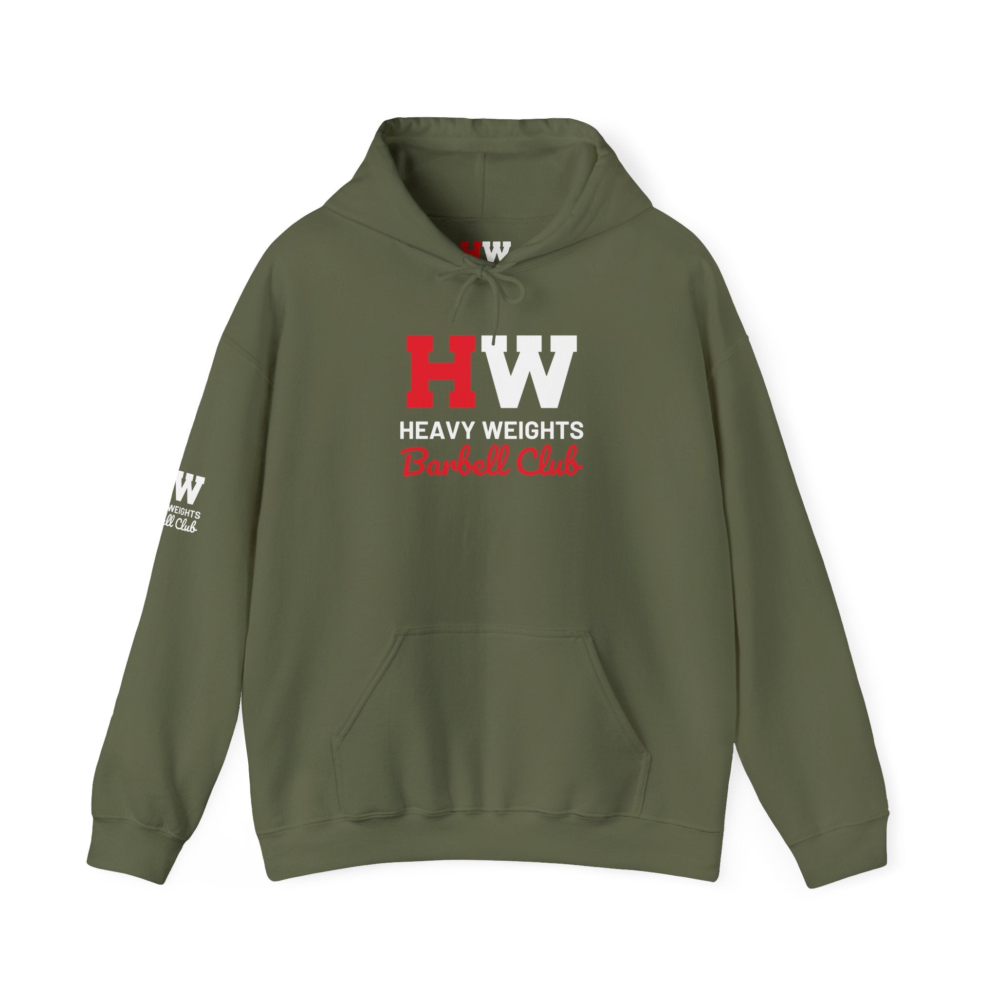 Heavy Weights Barbell Club – Unisex Heavy Blend™ Hooded Sweatshirt 🏋️‍♂️🔥