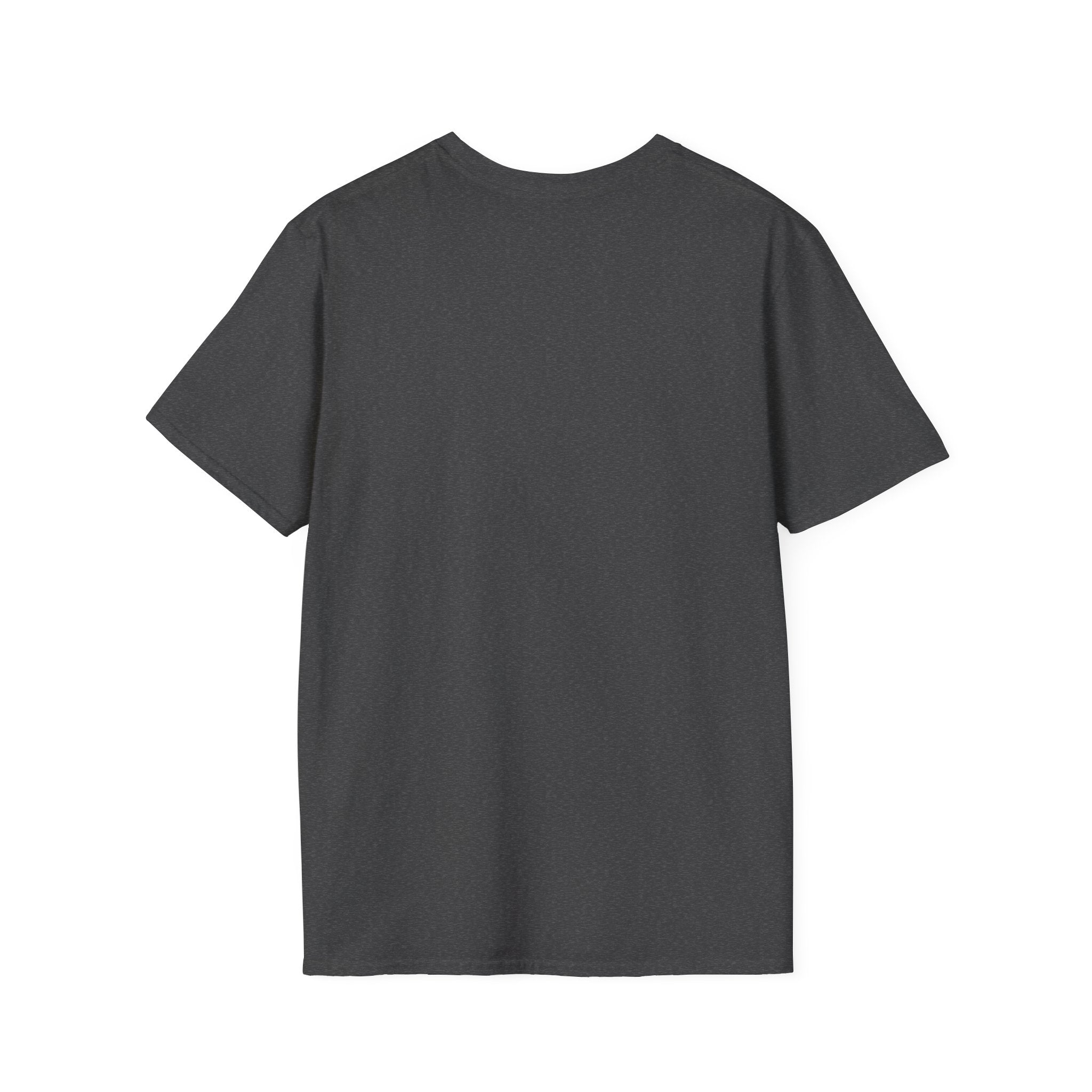 Built Different Unisex Softstyle T-Shirt — Front White Logo