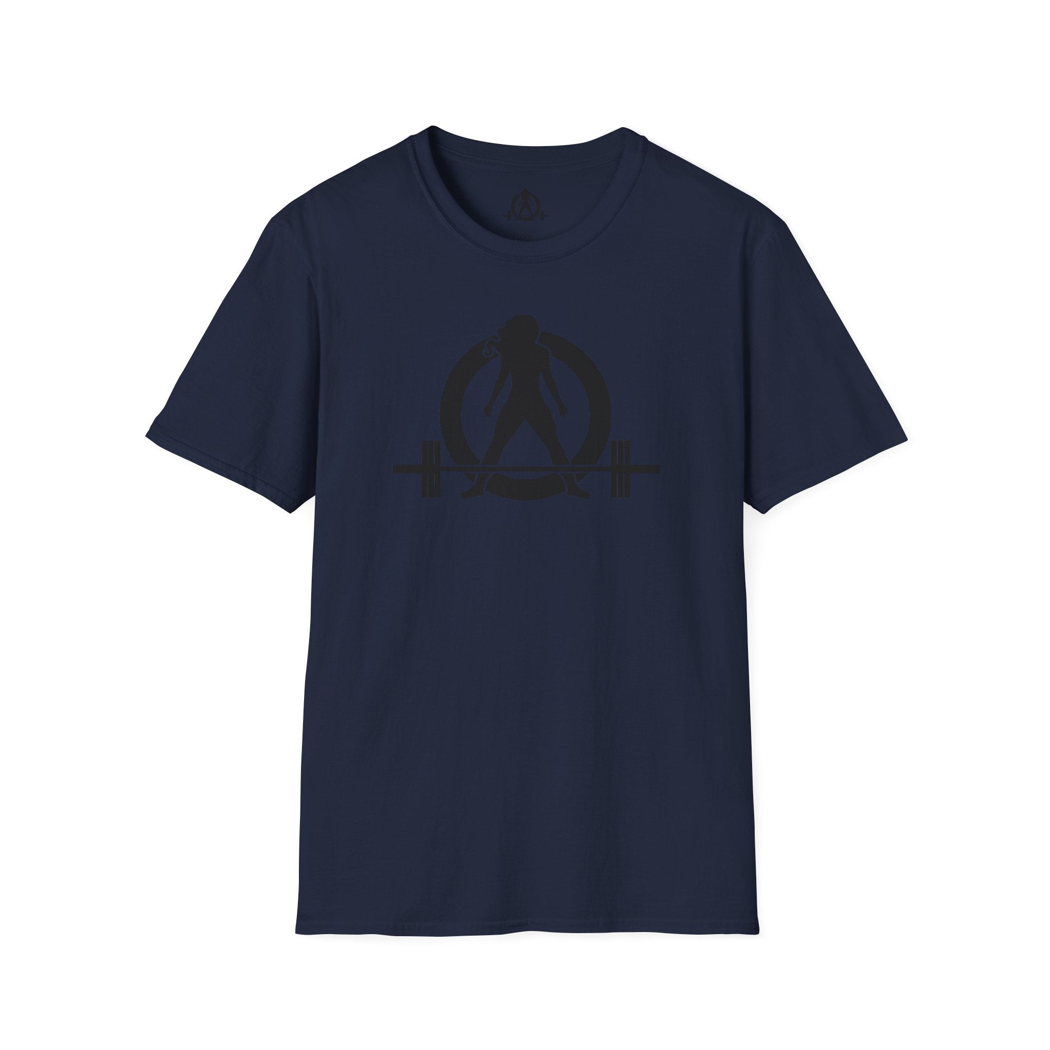 Goal Weight Strong AF - Unisex Softstyle T-Shirt - Black Print on Front & Back
