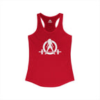 Everything Hurts & I'm Hungry - Women's Ideal Racerback Tank - White Print Front & Back