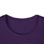 Lift Heavy Shit - Women's Softstyle Tee - White Distressed Logo on Front Plain Back