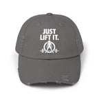 Just Lift It - Unisex Distressed Cap