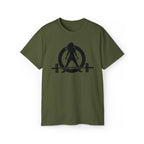 Classic Logo Black - Unisex Ultra Cotton Tee - Plain Back