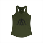 WWLW Distressed Black Logo - Racer Back Tank Top (Best Seller)