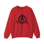 Iron Sharpens Iron - Unisex Heavy Blend™ Crewneck Sweatshirt - Front Black Logo - Front & Back Print