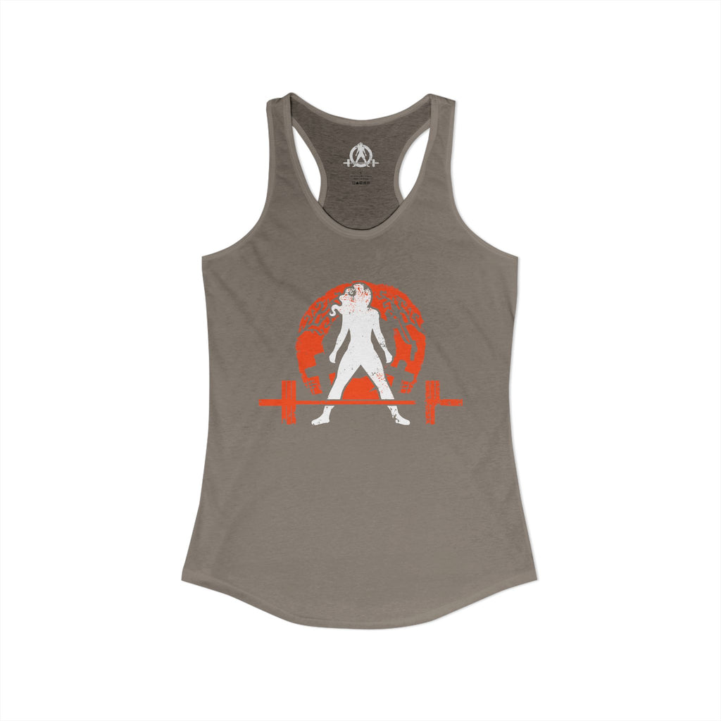 Halloween Graveyard - Women's Ideal Racerback Tank - Plain Back