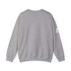 USA Barbell - Unisex Heavy Blend™ Crewneck Sweatshirt - White Logo