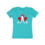 Women's The Boyfriend Tee - Canada Dark Logo - Plain Back