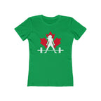 Women's The Boyfriend Tee - Canada Dark Logo - Plain Back