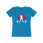 Women's The Boyfriend Tee - Canada Dark Logo - Plain Back