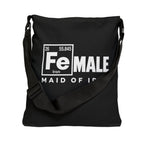 Maid of Iron - Adjustable Gym Tote Bag