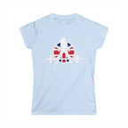 WWLW UK - Women's Softstyle Tee - Front Logo Plain Back