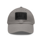 Lift Like A Girl - Dad Hat with Leather Patch (Rectangle) - Black Font