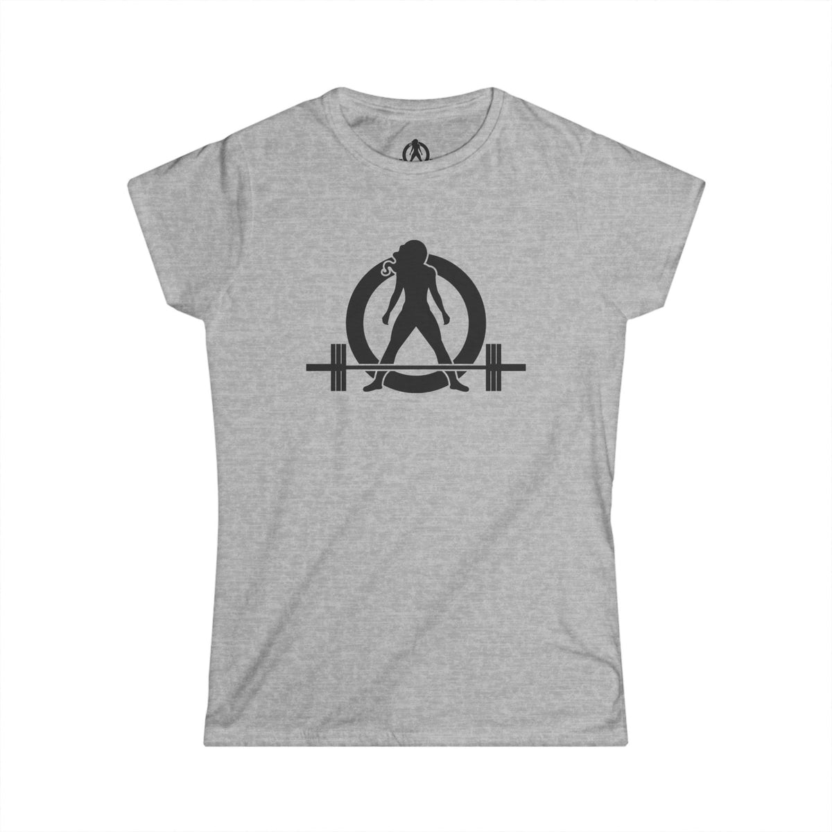 45 + 45 = 135 V1 - Women's Softstyle Tee - Black Logo on Front & Back
