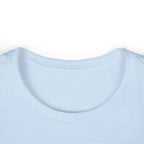Lift Heavy Shit - Women's Softstyle Tee - White Distressed Logo on Front Plain Back