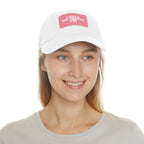 I Could Hip Thrust You - Dad Hat with Leather Patch (Rectangle) - White Font