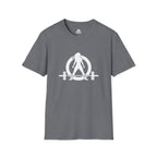 STRONG NOT SKINNY - Unisex Soft-style Tee - White Front & Back Logo