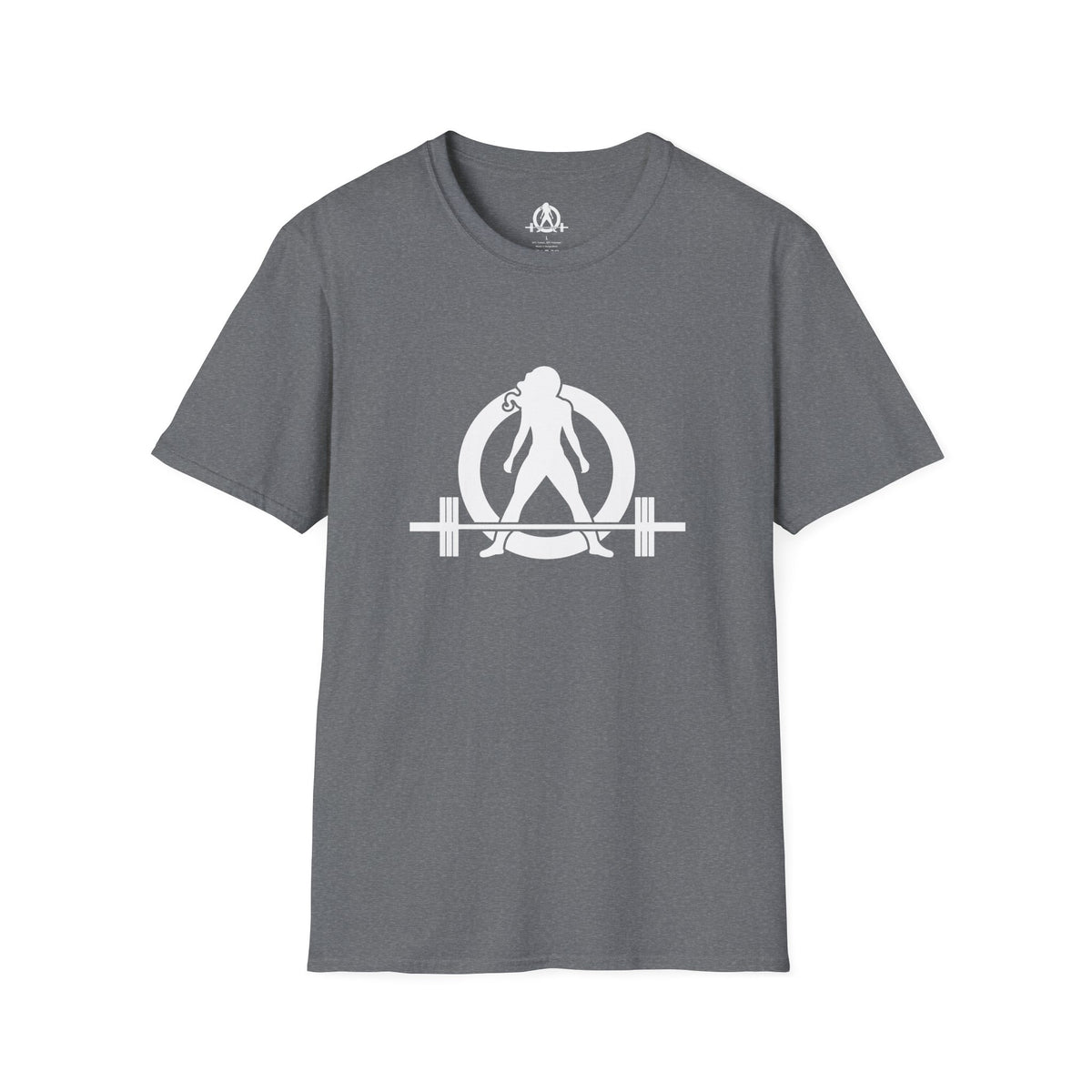 STRONG NOT SKINNY - Unisex Soft-style Tee - White Front & Back Logo