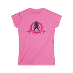 Women's Softstyle Tee - WWLW Distressed Color Logo - Plain Back