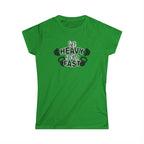 Lift Heavy Swing Fast - Women's Softstyle Tee - Front Back Logo