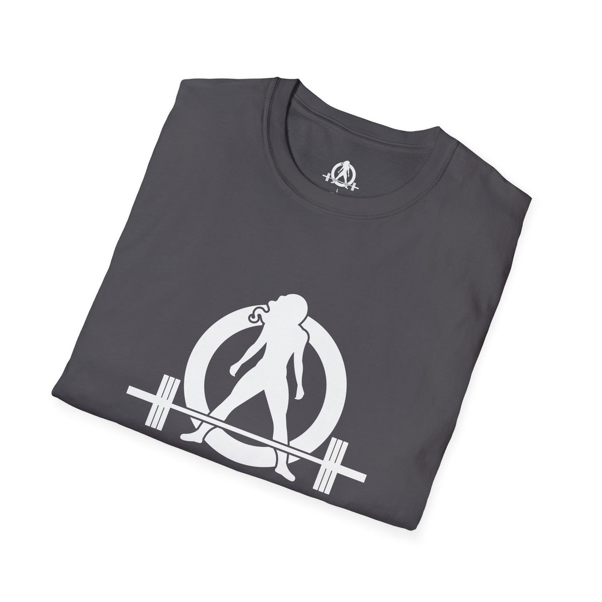 STRONG NOT SKINNY - Unisex Soft-style Tee - White Front & Back Logo
