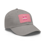 I'm A Barbell Girl - Dad Hat with Leather Patch (Rectangle)