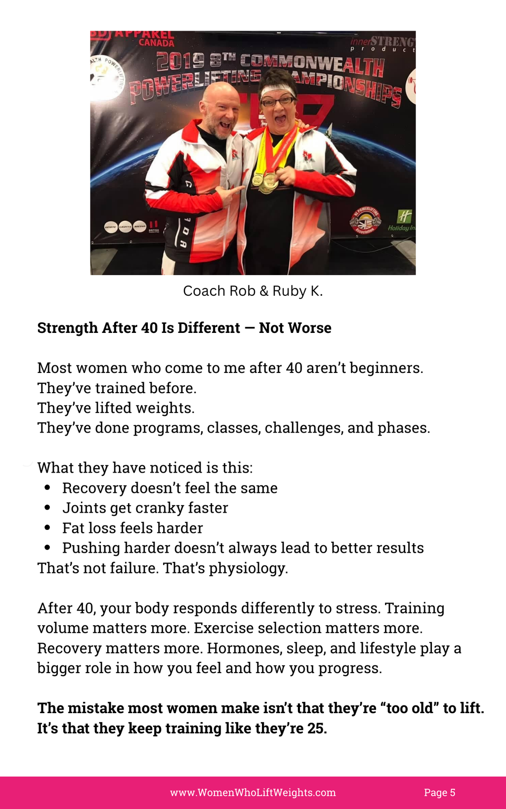 40+ STRONG — Digital Mini-Guide